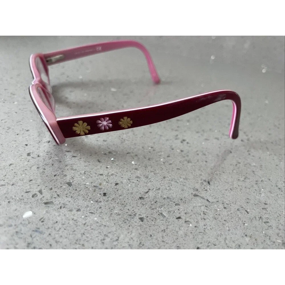 OCCHI 2007 Pink Eyeglasses Frames ONLY 45-14-130 Oval purple kids